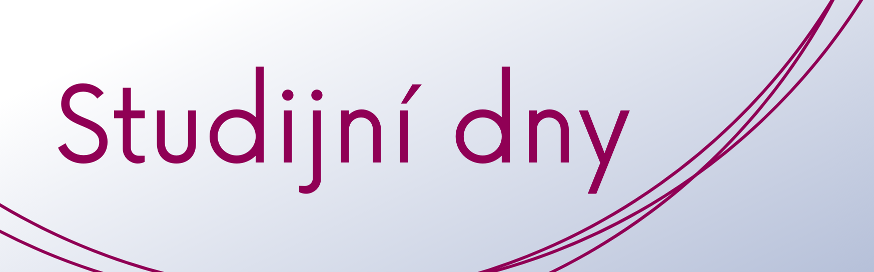 Další ze série Studijních dnů se uskuteční 10. 11.